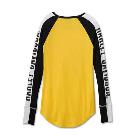 Harley-Davidson Women's Long-Sleeve Shirt - Yellow