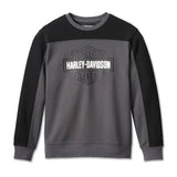 Harley-Davidson Men's Knit Sweatshirt - Dark Grey
