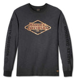 Harley-Davidson Men's 120th Anniversary Long Sleeve T-Shirt - Dark Grey