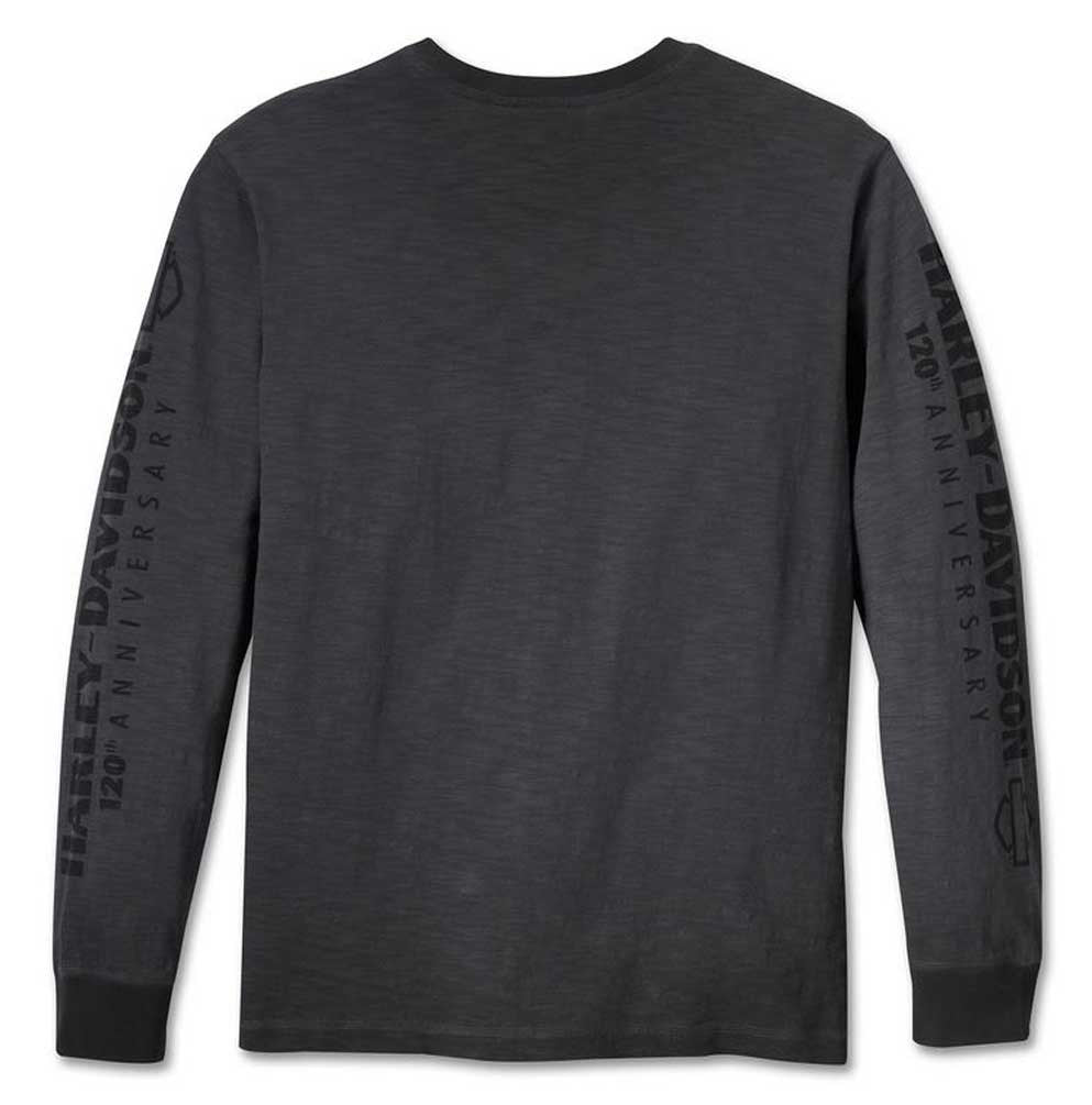 Harley-Davidson Men's 120th Anniversary Long Sleeve T-Shirt - Dark Grey