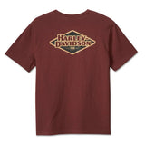 Harley-Davidson Men's 120th Anniversary Pocket T-Shirt - Dark Red
