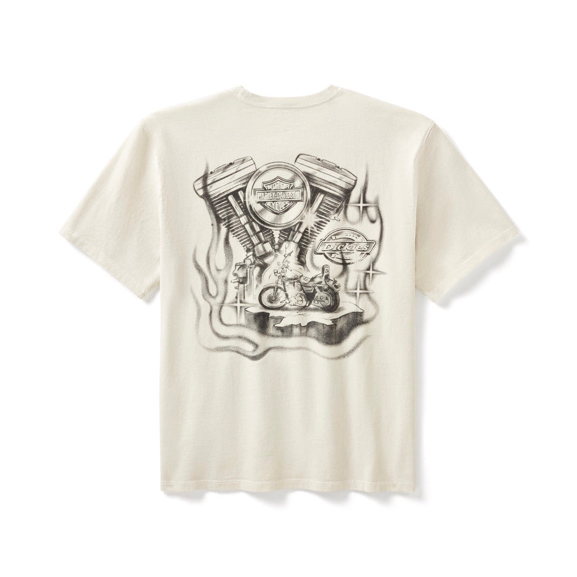 Harley-Davidson x Dickies Men's Heavyweight V-Twin Engine Tee – V