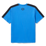 Harley-Davidson Men's TECH Coolmax Tee - Blue & Black