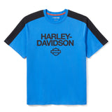 Harley-Davidson Men's TECH Coolmax Tee - Blue & Black