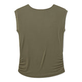Harley-Davidson Women's Bling Born to Fly Muscle Tee - Grape Leaf