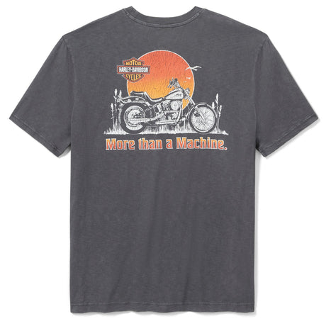 Harley-Davidson Men's Softail Sunset T-Shirt - Grey