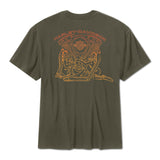 Harley-Davidson Men's Engine Twins T-Shirt - Green