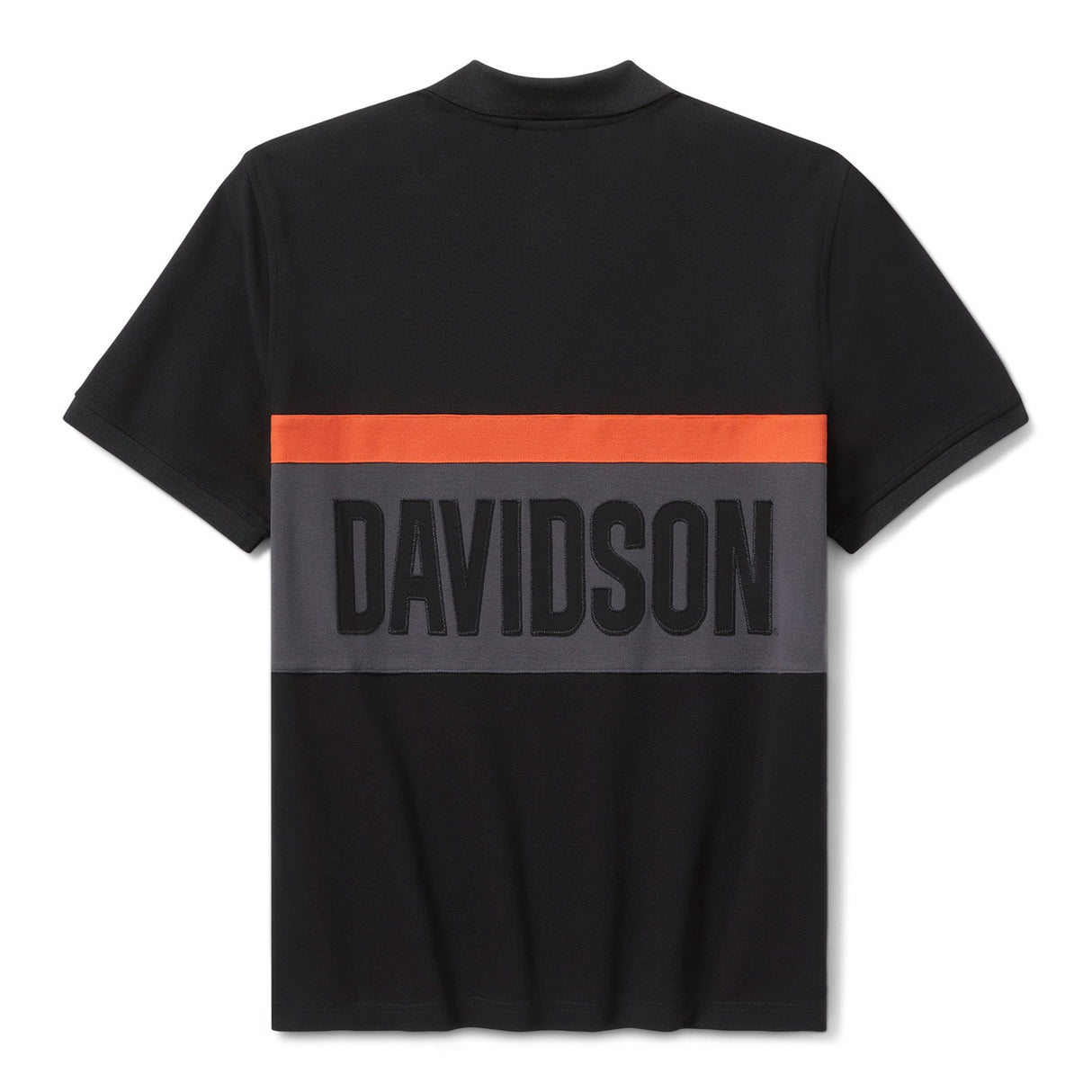 Harley-Davidson Men's Essential Colorblock Polo - Black/Grey
