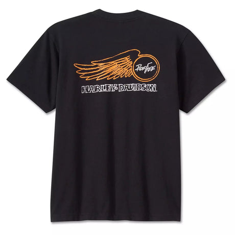 Harley-Davidson Men's Willie G Winged Wheel T-Shirt - Black