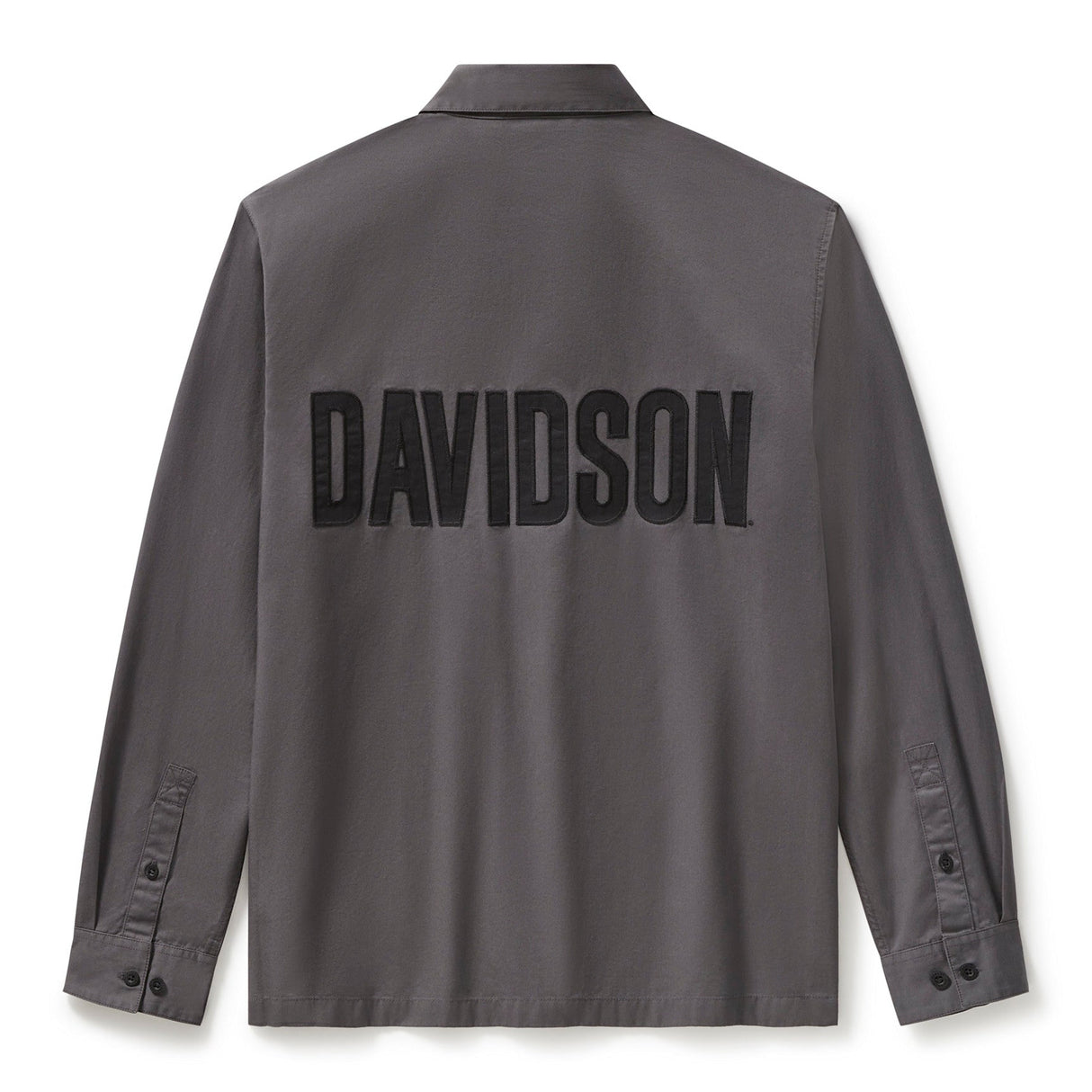 Harley-Davidson Men's Essential Long Sleeve Mechanics Shirt - Grey/Black
