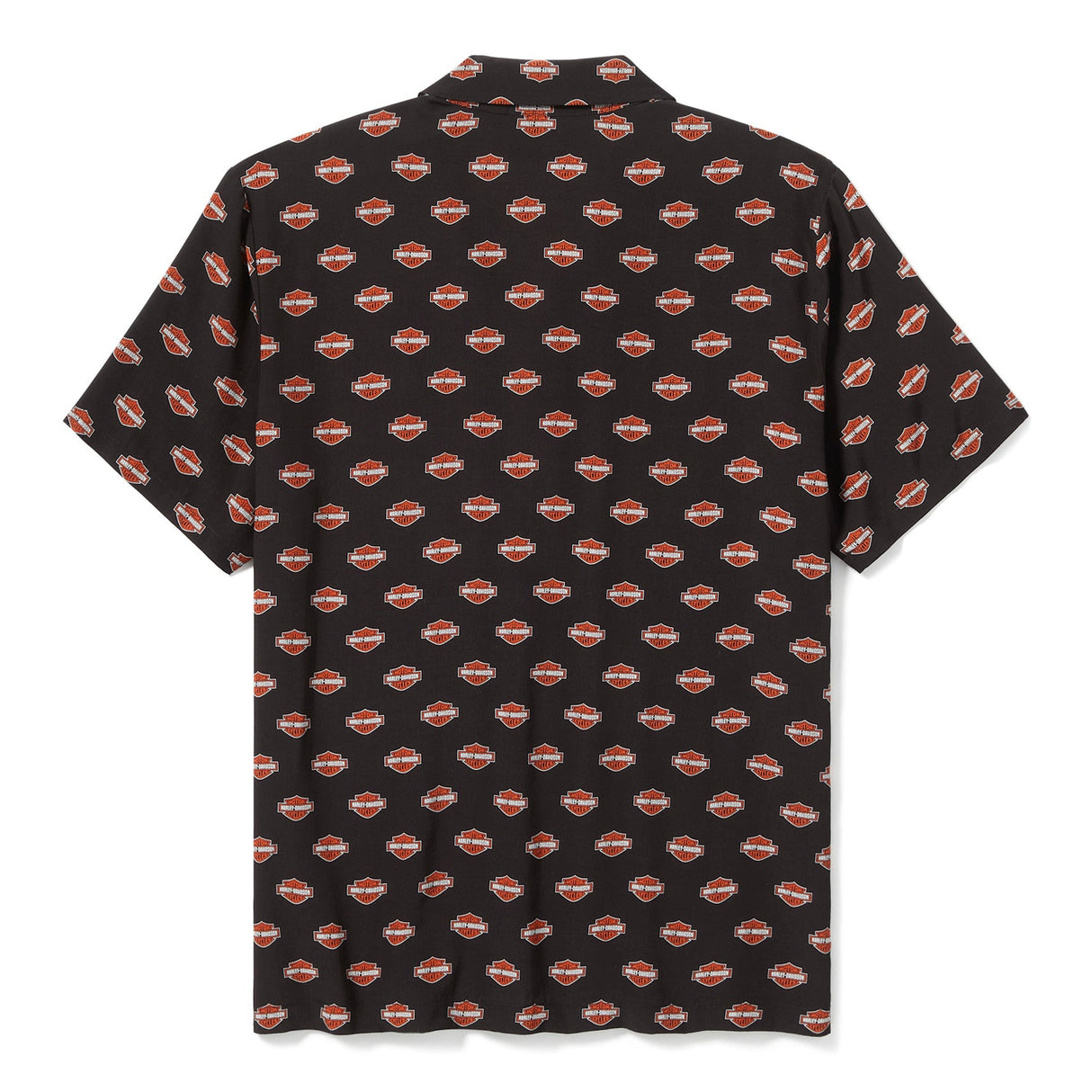 Harley-Davidson Men's Bar & Shield Aloha Shirt - Black