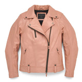 Harley-Davidson Women's Vixen Leather Jacket - Light Pink