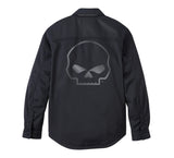Harley-Davidson Men's Willie G Skull Graphic Mesh Operative Riding Jacket