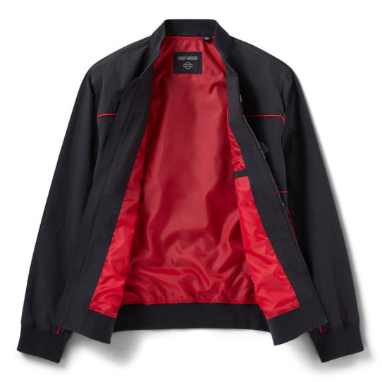 Harley-Davidson Men's Screamin Eagle Bomber Jacket - Black
