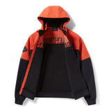 Harley-Davidson Men's Idyll Color Blocked Jacket - Black/Orange