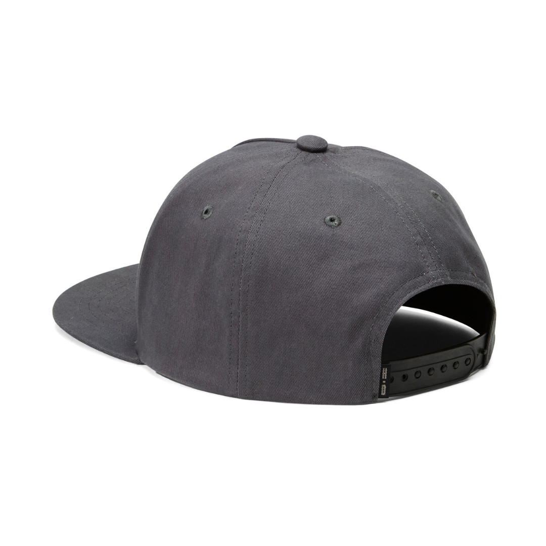 Gray cap on a white background