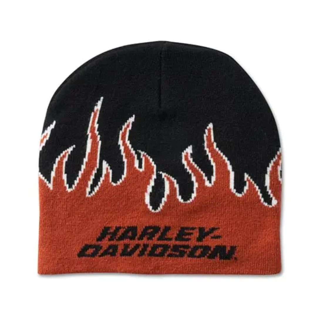 Harley-Davidson Flames Knit Beanie – V-Twins Motorcycles