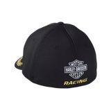 Black Harley-Davidson cap with logo on a white background