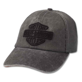 Gray Harley-Davidson cap on a white background