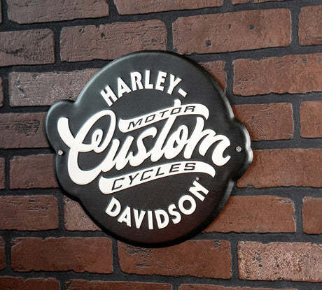Harley-Davidson Custom Motorcycle Metal Sign