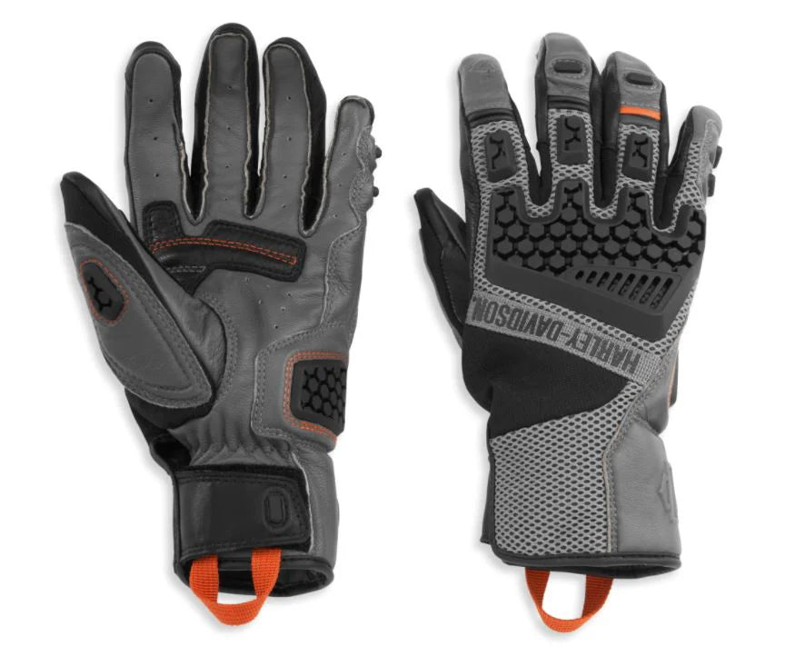Harley-Davidson Men's Grit Adventure Full-Finger Gloves