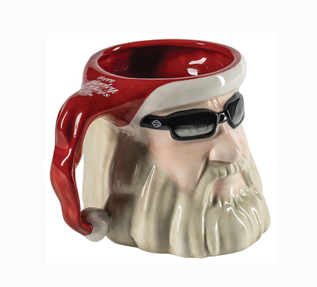 Harley-Davidson Biker Santa Sculpted Mug
