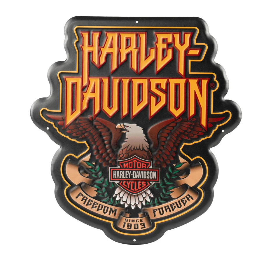 Harley-Davidson Hard Rock Eagle Metal Sign