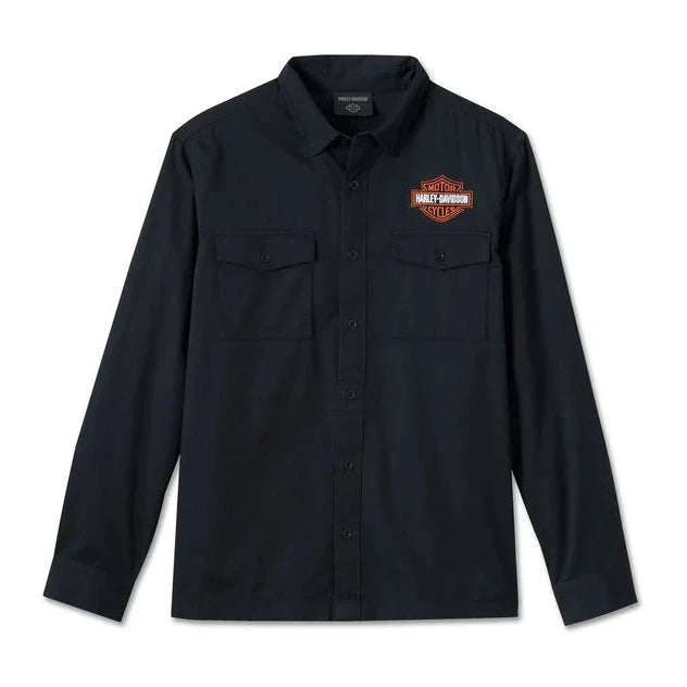 Harley-Davidson Men's B&S Long Sleeve Shirt