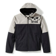 Harley Davidson jacket with skull design on a white background