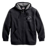 Harley-Davidson Men's Hooded Skull Sweatshirt - Gray