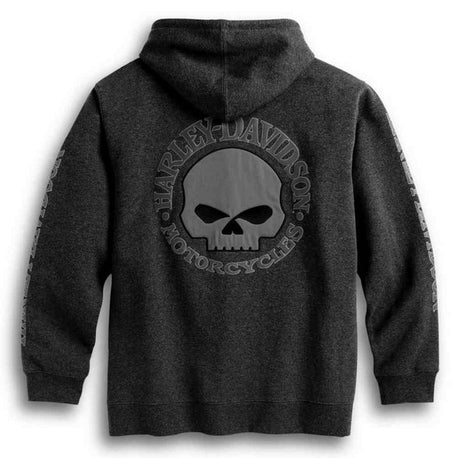 Harley-Davidson Men's Hooded Skull Sweatshirt - Gray