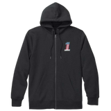 Harley-Davidson Men's #1 Race Graphic Zip Front Hoodie - Black