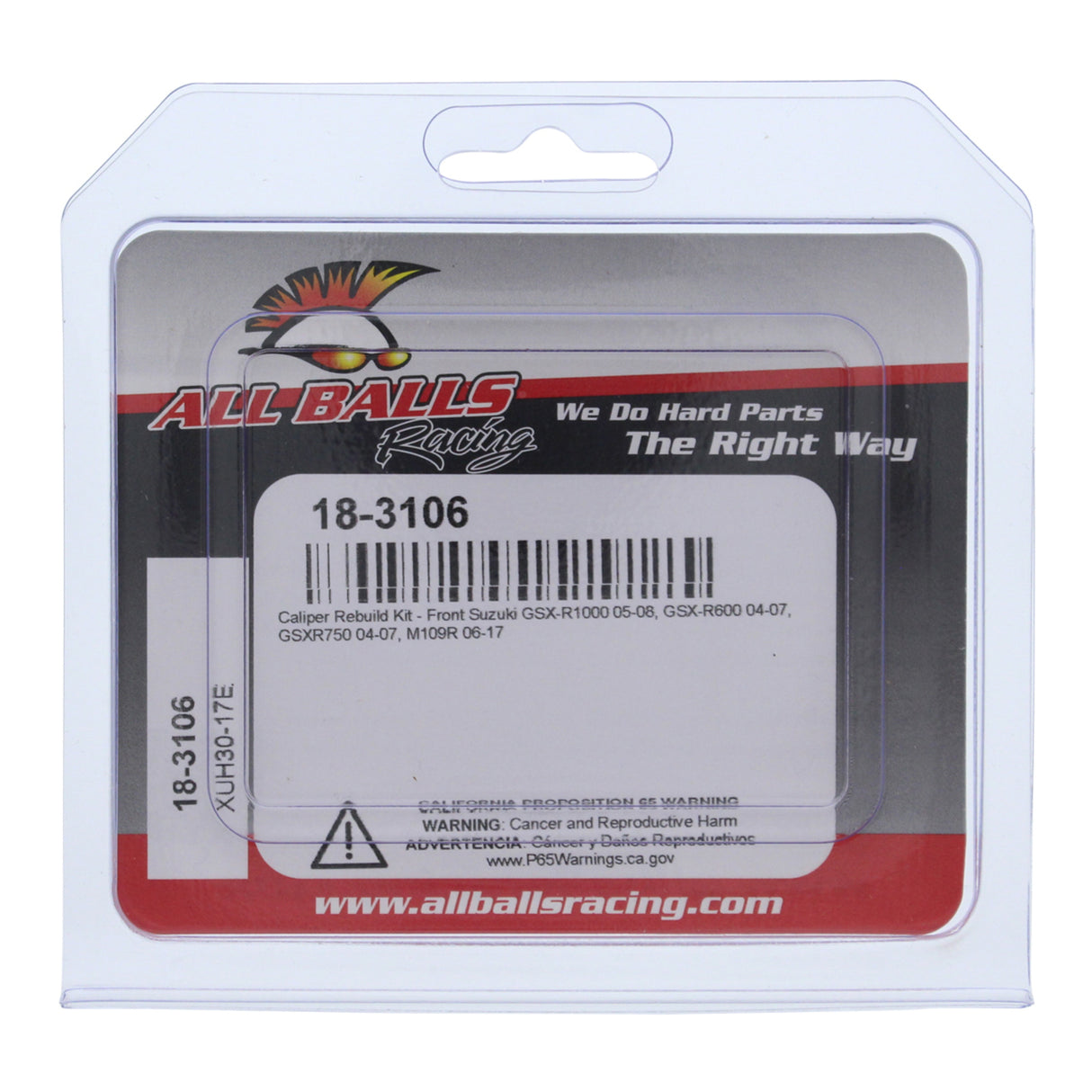 All Balls Racing Calliper Rebuild Kit (18-3106)
