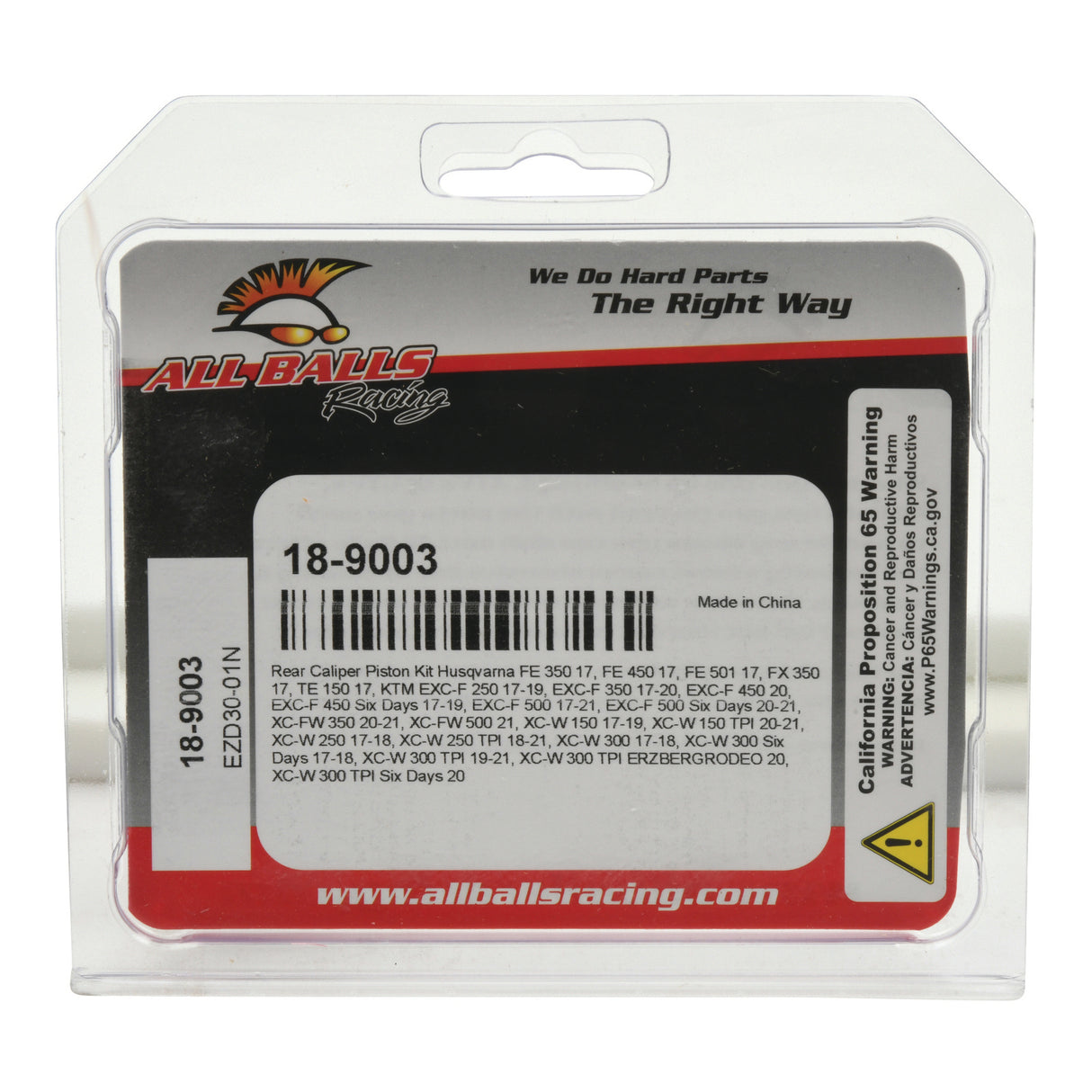 All Balls Racing Calliper Piston Kit (18-9003)