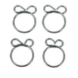 All Balls Racing Fuel Hose Clamp Kit - 12.5mm Wire (4 Pack)