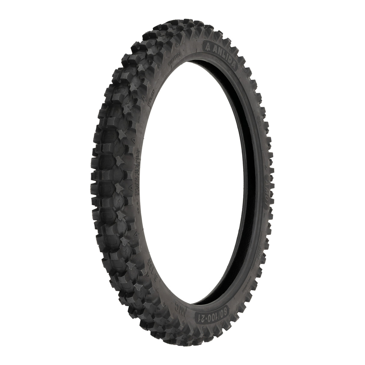 Anlida AM01 Tyre Set 80/100-21 Front & 100/100-18 Rear (NHS)
