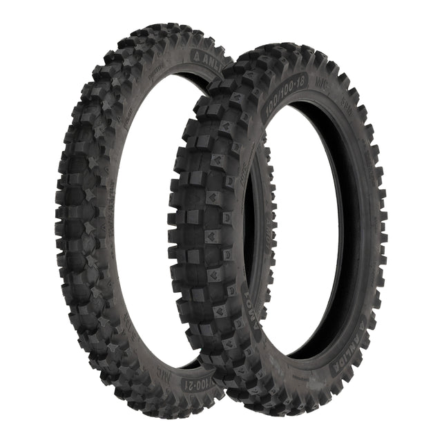 Anlida AM01 Tyre Set 80/100-21 Front & 120/80-19 Rear (NHS)