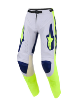 Alpinestars 2026 Racer Air Riway MX Pants - Light Grey/Fluro Yellow/Blue