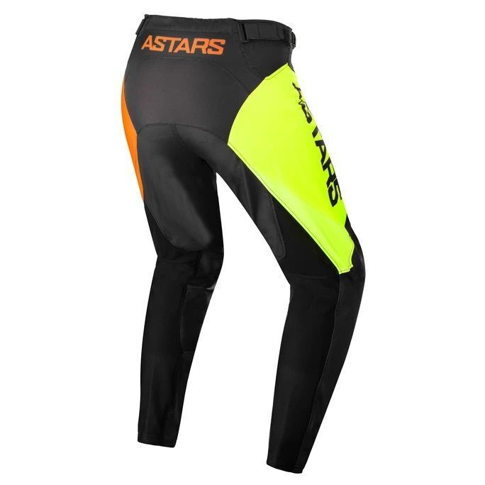 Alpinestars Kids' Racer Compass Pants - Black/Yelloe/Fluro Coral