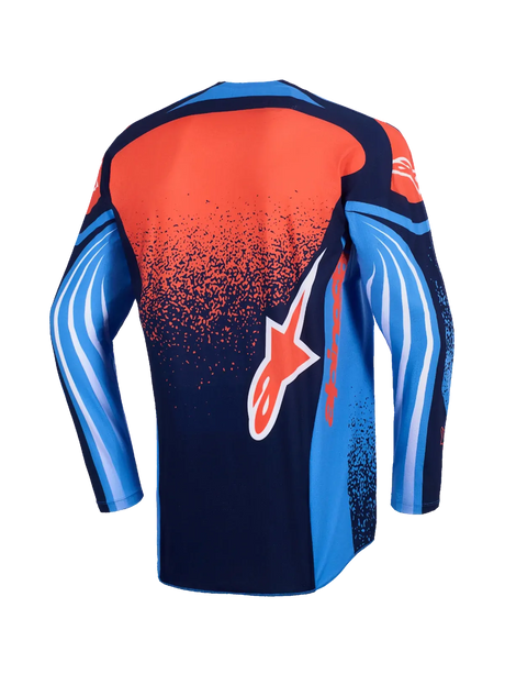 Alpinestars 2026 Techstar Nomur MX Jersey - Dark Navy/Orange/UCLA Blue