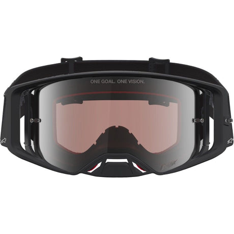 Alpinestars Supertech Vesta Black/Silver Mirror Lens Goggles