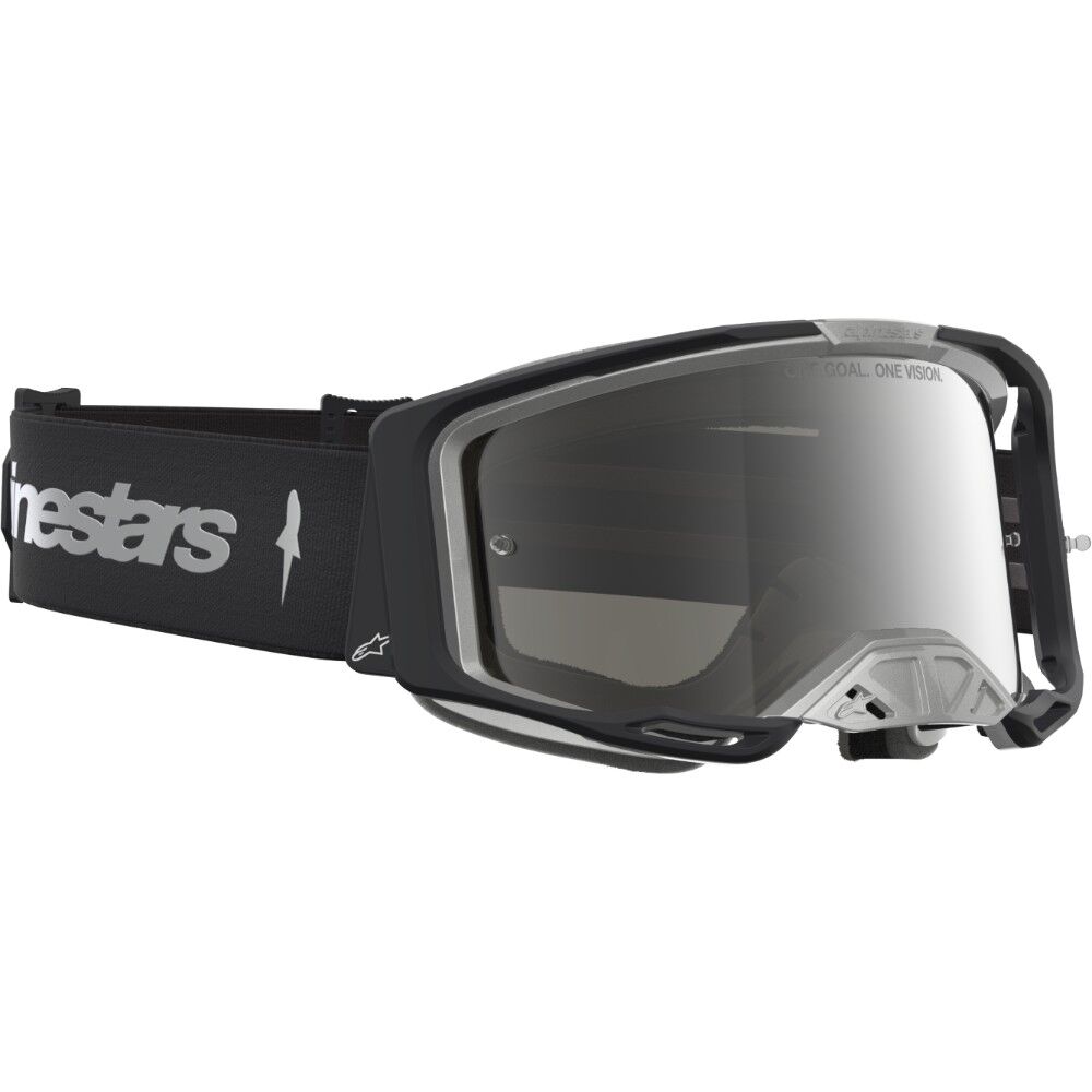 Alpinestars Vision 8 Amber Black / Silver Silver Mirror Goggles