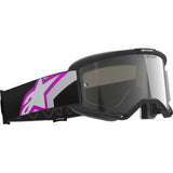 Alpinestars Vision 5 Corp Light Grey / Purple Silver Mirror Goggles