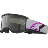 Alpinestars Vision 5 Corp Light Grey / Purple Silver Mirror Goggles