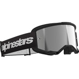 Alpinestars Vision 3 Wordmark Black Silver Mirror Goggles