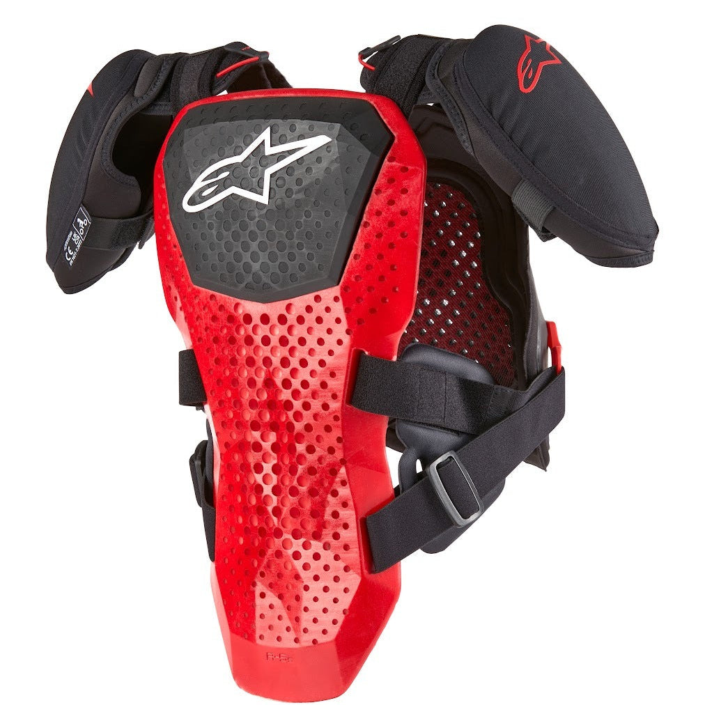 Alpinestar A-5 S Youth Chest Protector - Black/White/Red  - L/XL