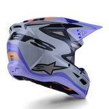 Alpinestars 2026 SM-3 Jettson MX Helmet - Grey/Purple/Black