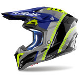 Airoh Aviator 3 Hima Helmet - Blue Gloss