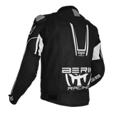 Berik Apex Leather Jacket - Black/White