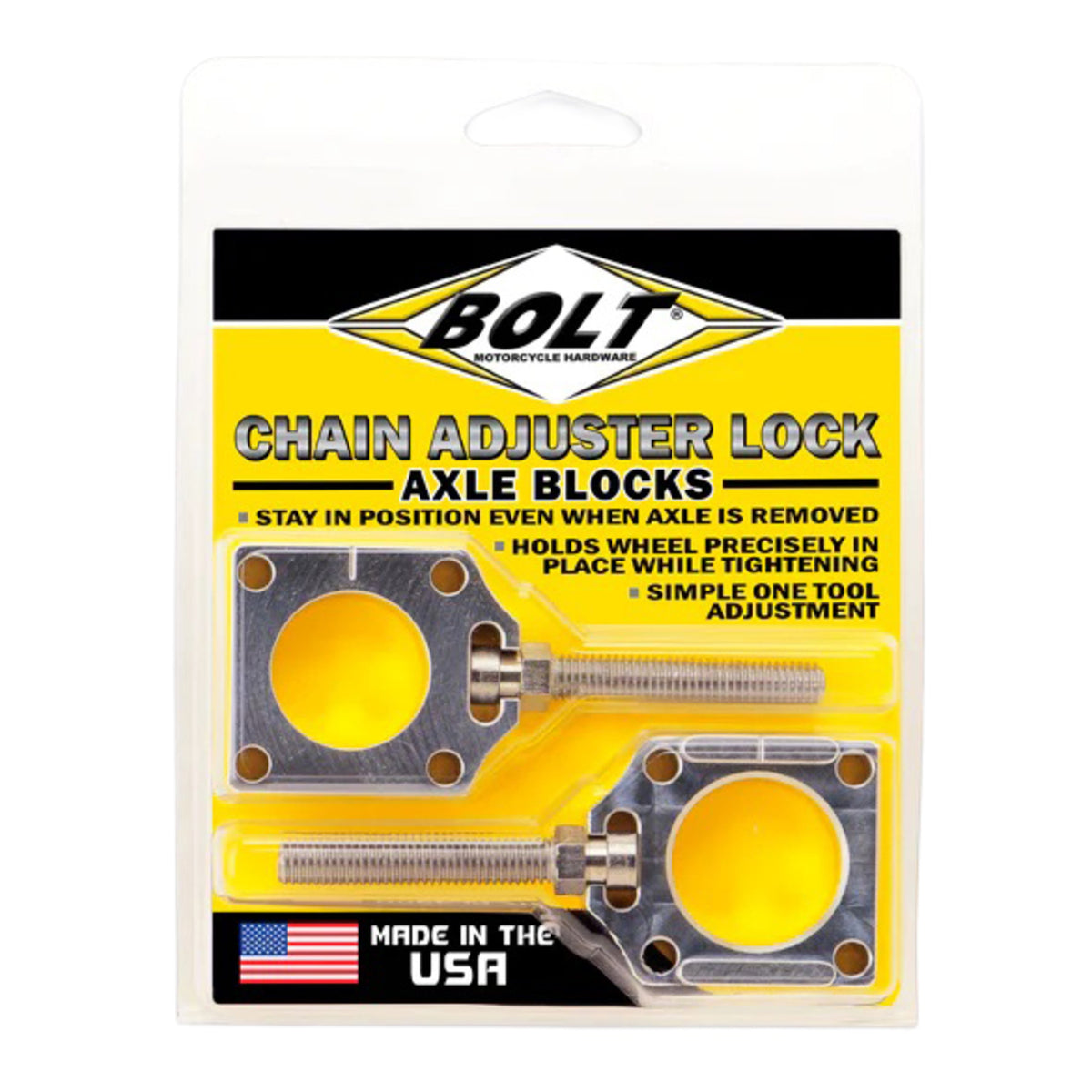Bolt Raw Chain Adjuster Blocks Honda (2 Pack)
